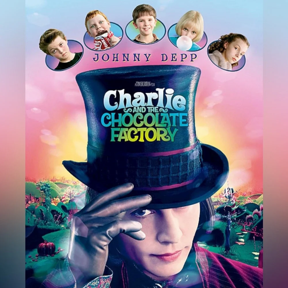 “Willy Wonka” Charlie Chocolate Factory Golden Ticket Timothée Chalamet Earrings